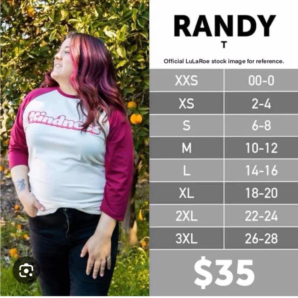 Lularoe Randy size XS - Picture 9 of 9
